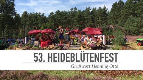 53. Heideblütenfest - Krönungszeremonie  (2/5)