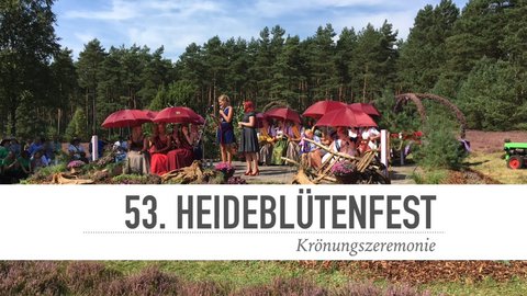 53. Heideblütenfest - Krönungszeremonie  (5/5)
